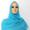 Hot Long Soft Dresses Women Muslim Hijab Polyester Picture Scarves Spring 1 Pc / Polybag Accept OEM Daily Life Solid Colors 1pcs