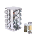 Rotating Seasoning Rack Steel Spice Holder Kitchen Multi-layer Seasoning Bottle Storage Rack
