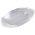 New Arrival Oval Plate Candy Cake Crystal Dish for Glass Tissue Tray Hotel Supplies