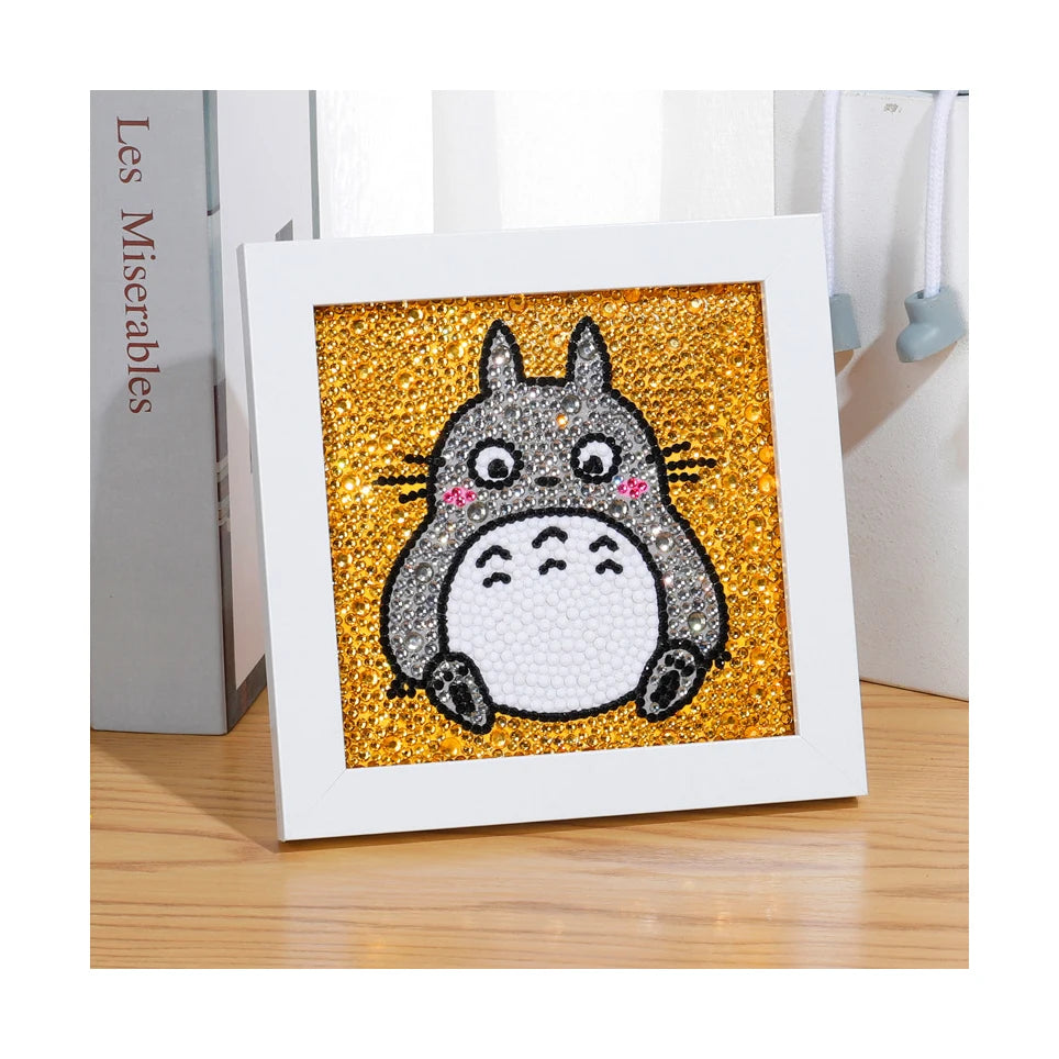DIY Full 5D Diamond Painting Animal Painting Children's Diamond Painting With Fram Big Small Beads