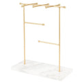 Shopping Mall Jewelry Storage Rack Marble Base Household Bracelet Amd Earring Display Stand