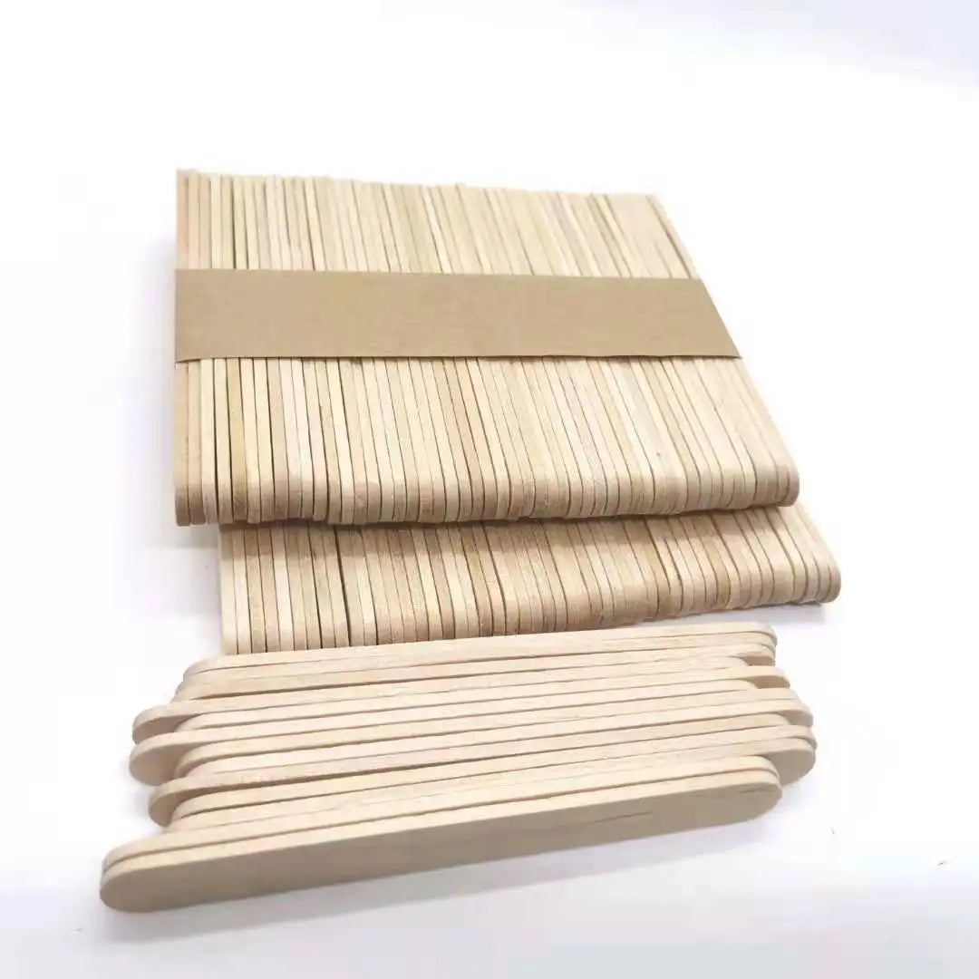 Kaixuan Custom-Designed Eco-Friendly Birch Wood Biodegradable Ice Cream Sticks