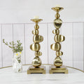 Creative Pile Shaped Candlestick Other Home Decoration Iron Metal Candle Holder for Wedding Party Table Decor