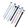 Professional Aftercare Soft Bristle Pink Lash Washing Brush Swoop Lash Cleansing Brush and Stand