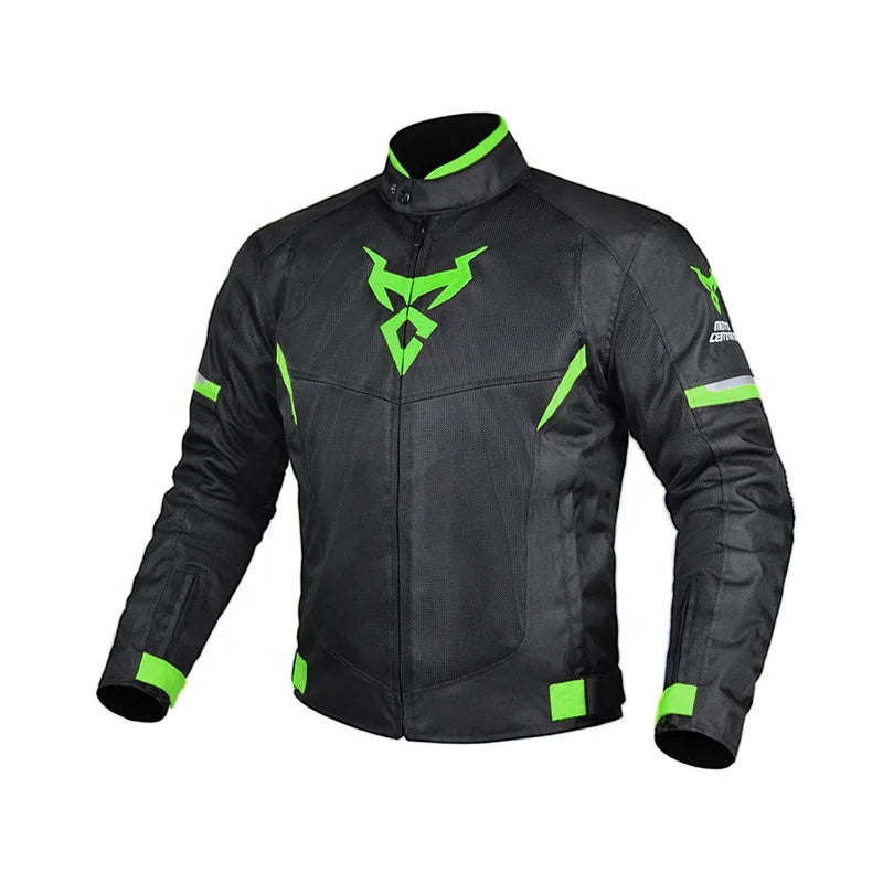 MOTOCENTRIC Motorcycle Jacket Men Summer Breathable Lightweight Mesh Cycling Jersey Hiking Clothing Protector Equipment