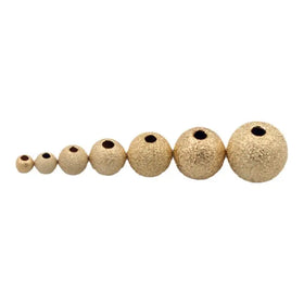 Premium Real 14K Gold GF Shine Spacer Beads for Jewelry Components Colorfast Gold Filled Beads