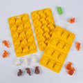 YJ Wonderful Custom Easter Chocolate Silicone Mold 10 Pack Pumpkin 12 Pack Pineapple Flamingo Soft Candy Fondant Jello Mold