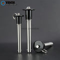 VCN011 VEICH Brand Double Action Push Safety Quick Release Ball Lock Pin 14mm Dia Stainless Steel Black Electroplate Free Rope