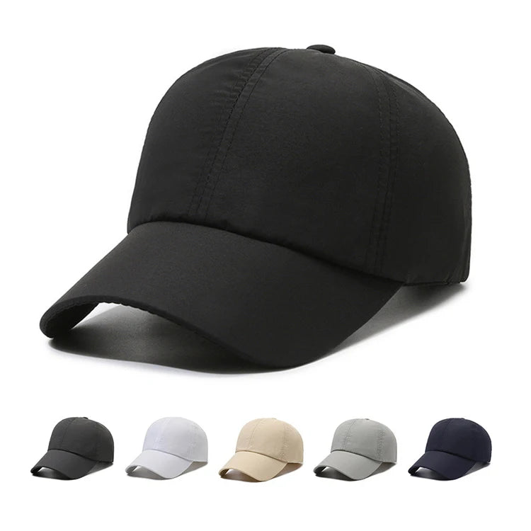 6 Panel Structured Outdoor Baseball Cap Wholesale Unisex Custom Embroidery Logo Breathable Sport Baseball Hat
