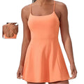 M325 Hot Sell Women's Beauty Back One Piece Fitness Tennis Dress Quick-Drying Chest Cushion Naked Short Skirt