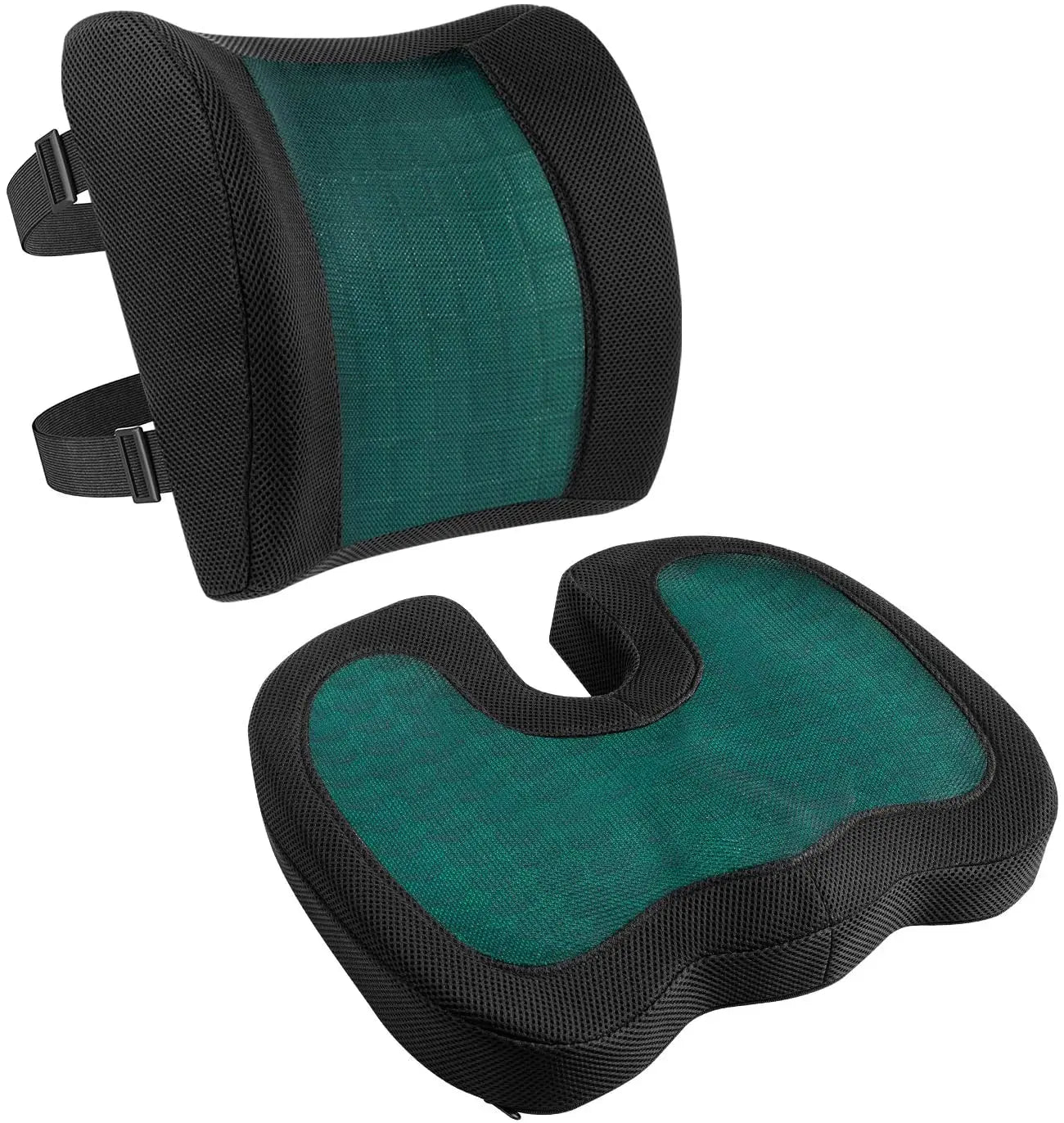 Kingworth Wholesale Wheelchair Office Chair Cushion Orthopedic Front Pad Back Cushion Gel Seat Cushion