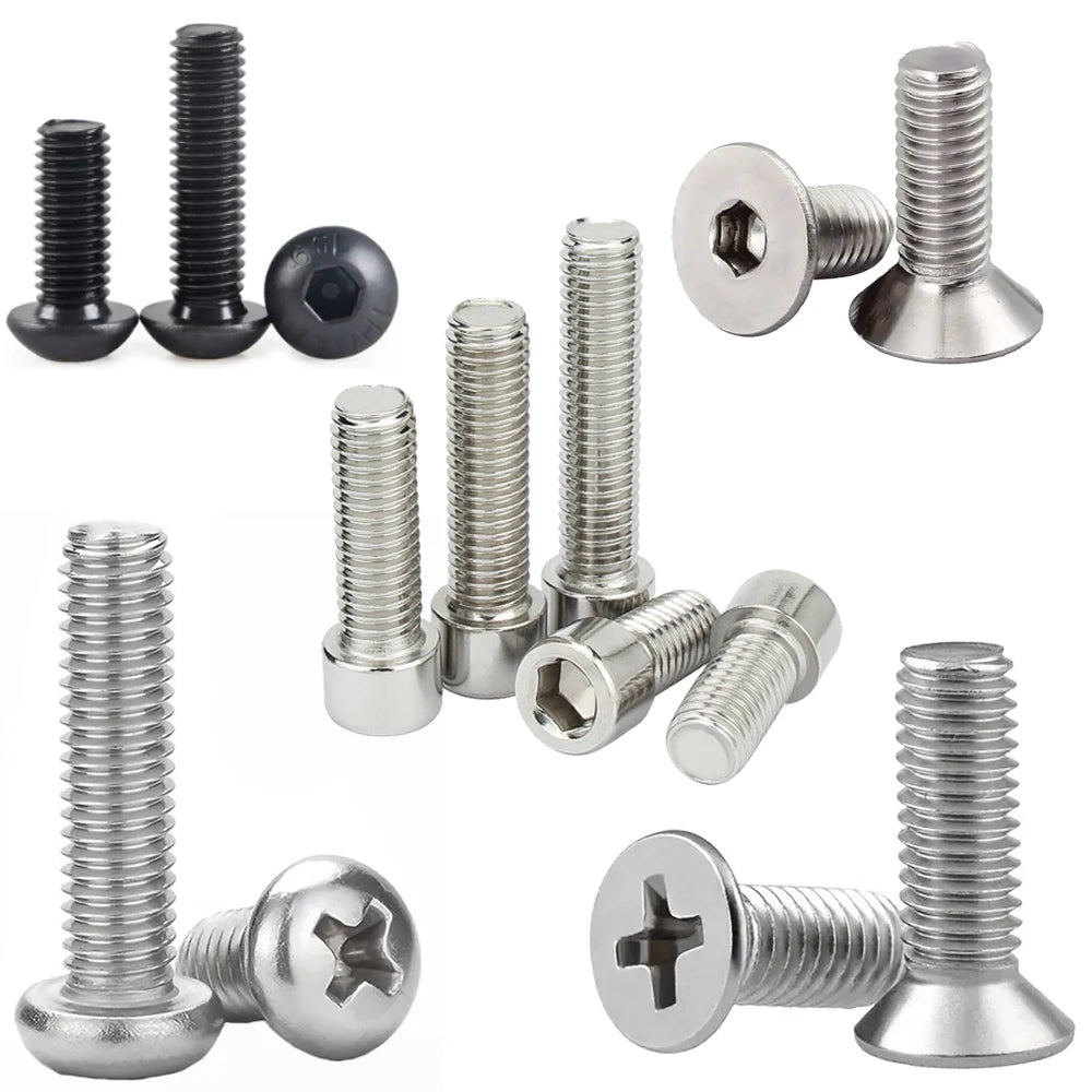 Custom Stainless Steel Aluminum M2 M3 M4 M8x70mm Security Torx Machine Screw