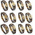 Fashion Horoscope Zodiac Wholesale Custom Handmade Constellations Charms Trendy Bracelets Unisex Jewelry Antique Bronze Plated