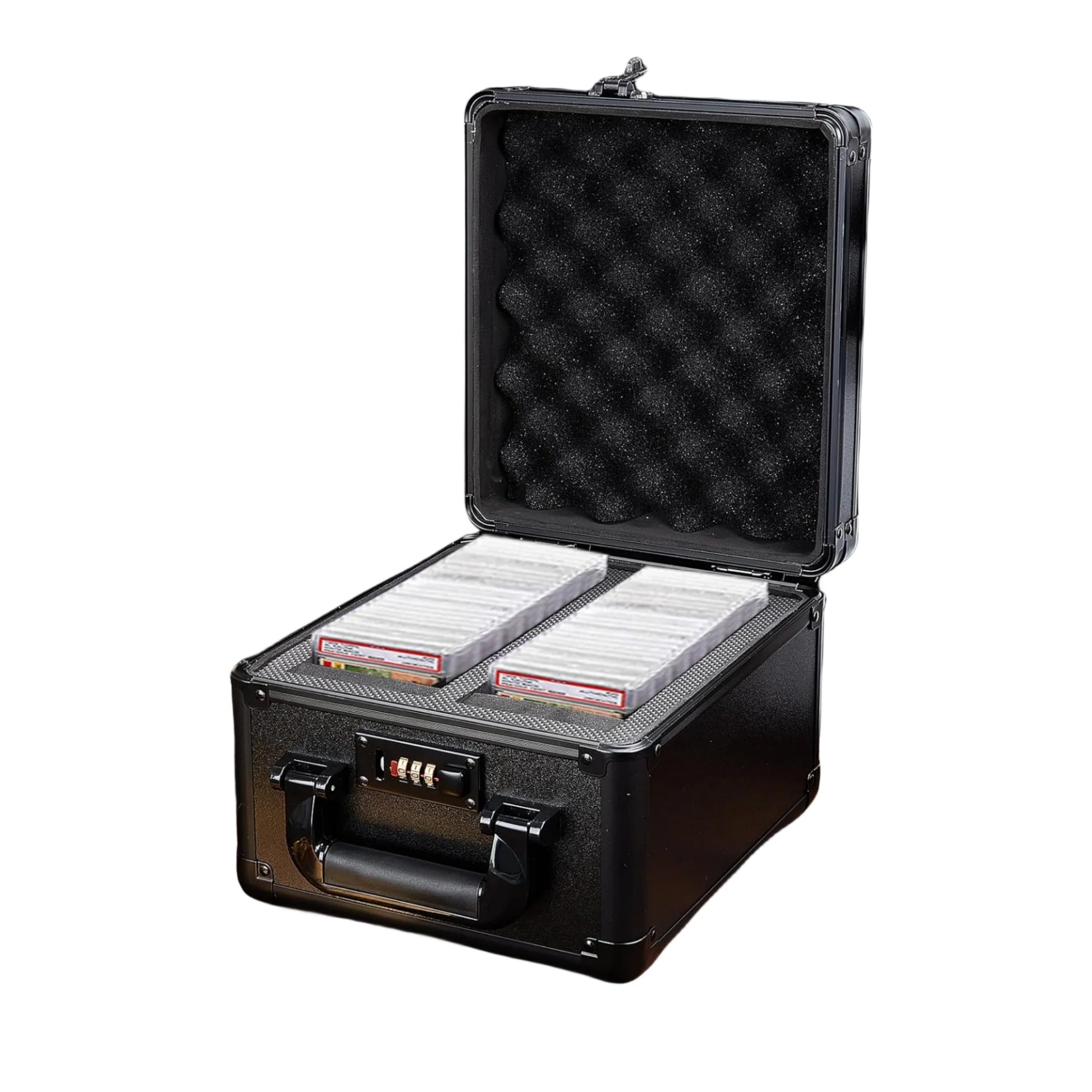 Customizable Graded Sports Card Storage Box with Password Lock & Foam Inside OEM/ODM Supported for Graded Cards Slab Case