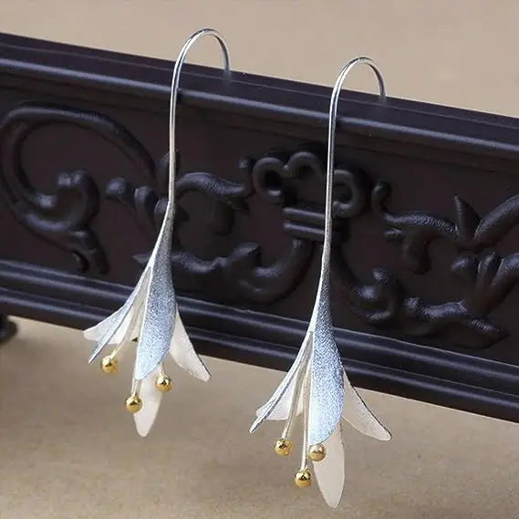European and American Creative Exquisite Beautiful Flower Earrings Gifts for Women
