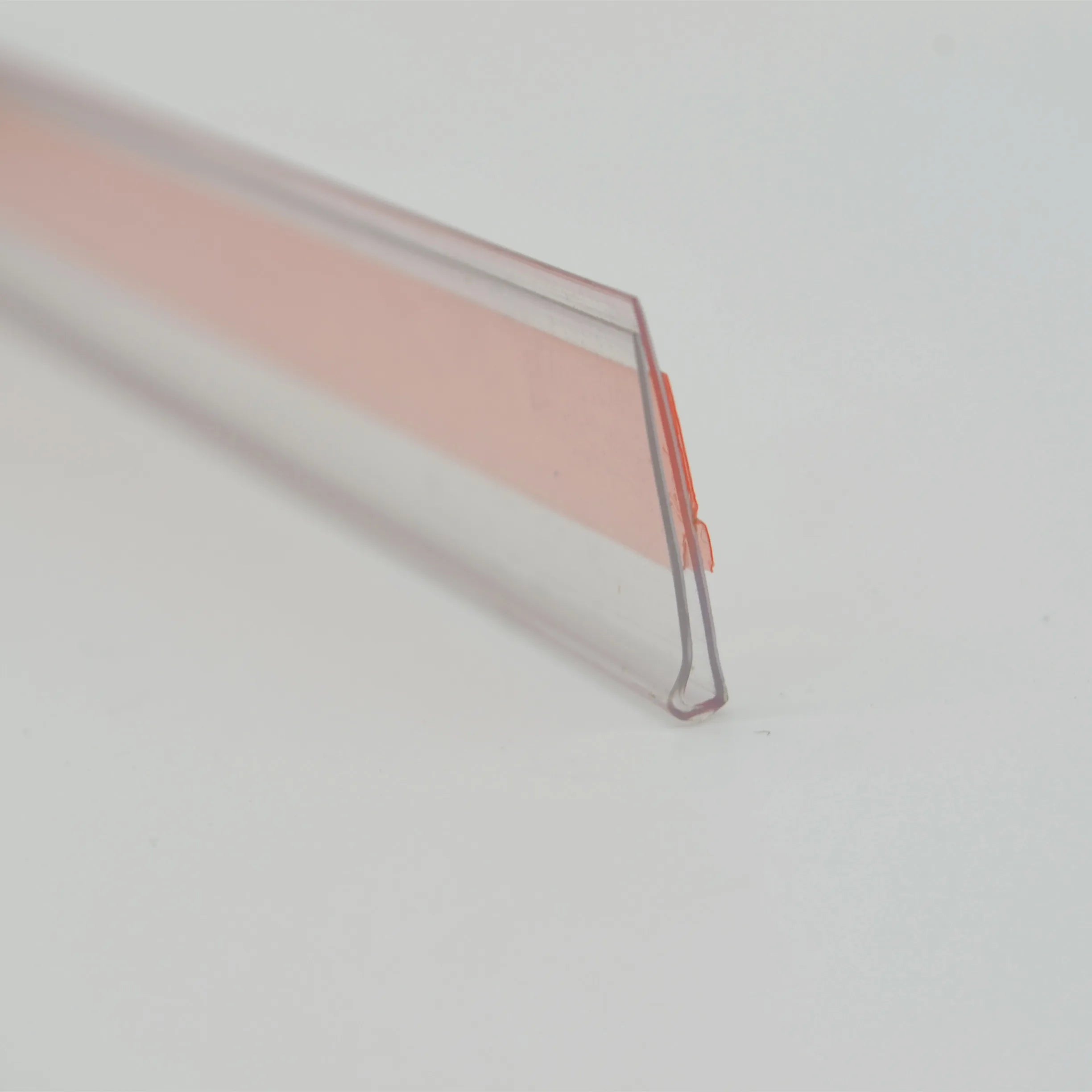 18mm Data Strip Label Holder Shelf Edge Scanner Rail Tag Card Sign Frame Promotion Price Talker Self-adhesive Memo Name Card