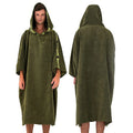 Small MOQ Quick Dry Microfiber Adult Hooded Beach Surfing Poncho Towel With Custom logo