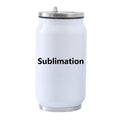 logo Custom 12 oz 17 oz Blank Sublimation Cola Can DIY Blank Heat Transfer Coated Cans Insulated Cups Printable Photo Mug