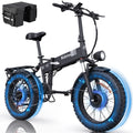 20 Inch 48v 23ah Enduro Ebike Fast Electric Moped City Bike Fat Tire Folding Electric Foldable Bike Mtb E Bikes for Adults MegaBDM