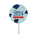 Personalized Plastic Hand Fan Blank Sublimation Portable Double Sided Hand Fans
