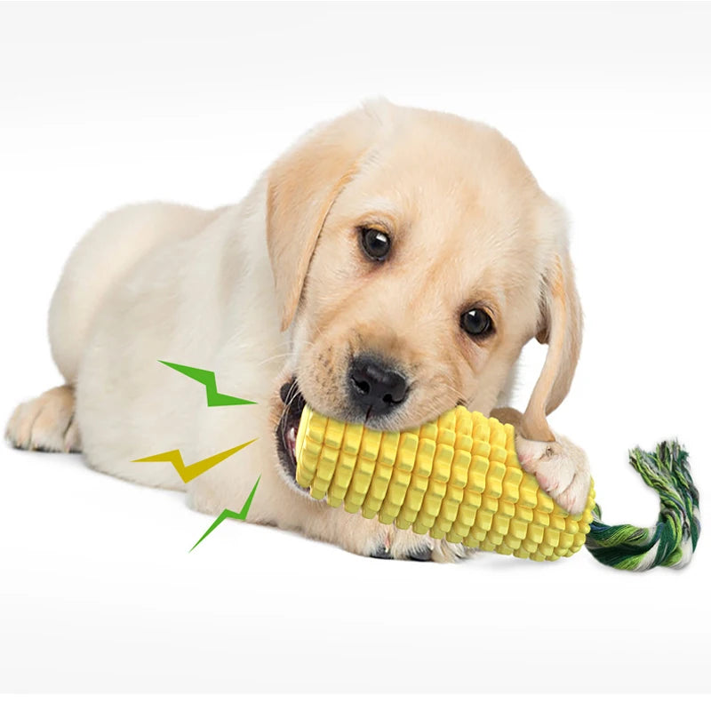 Interactive Durable Dog Pet Chew Squeak Toys Teeth Natural Rubber Durable Dog Toys for Teeth Cleaning and Calming