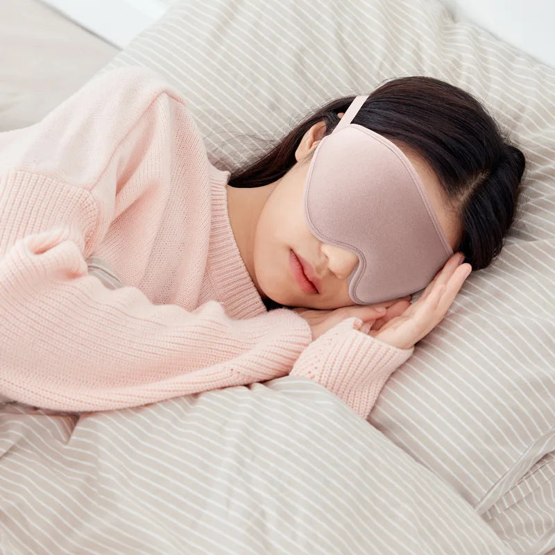 Customized logo No Light Leak Out Comfortable Night Eye Sleeping Mask with Nose Cover