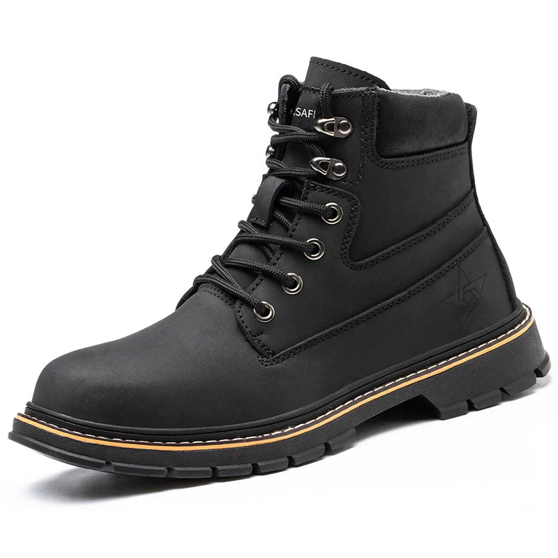 Rubber Sole Waterproof Safety Shoes Boots