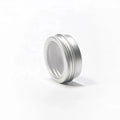 30ml Metal Round Tea Tin Box Aluminum Tin Cans With clear Window