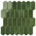 New Trend  Hot Sale Thicker Peel and Stick Backsplash Wall Tile Green Marble Tiles Stick on Tiles DIY Waterproof for Kitchen