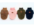 Wholesale Warm Winter Heated Sleeve Flannel Dog Turtleneck Shirt