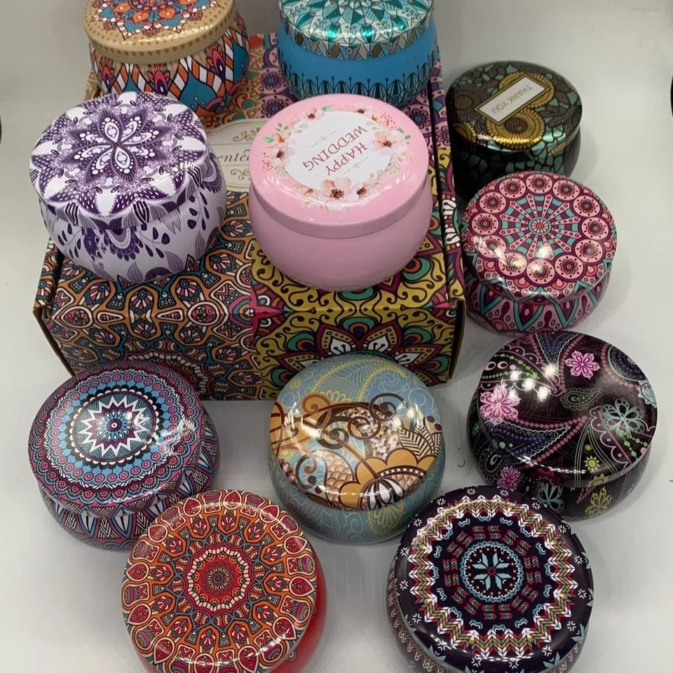 High Quality Handmade Natural Soy Wax Scented Candle Customizable Stick Pattern Aromatherapy Diwali Ramadan Holiday Bars Gift