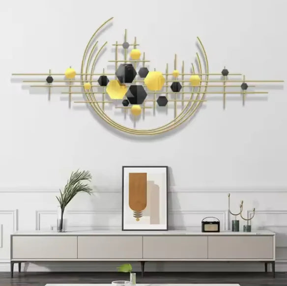 150X68cm Luxury Iron Wall Designs Home Decoration for Background Wall Arts Crafts for Living Room