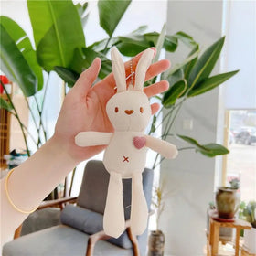 Cute Plush Keychains Toys Easter Rabbit Bunny Keychain Doll Soft Kawaii Stuffed Plush Bunny Christmas Gift Stuffed Animal Toys