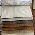 Nylon Polyester Eco-Friendly Breathable Woven Sofa Upholstery Brushed Corduroy Fabric Striped Plain 6 Wale