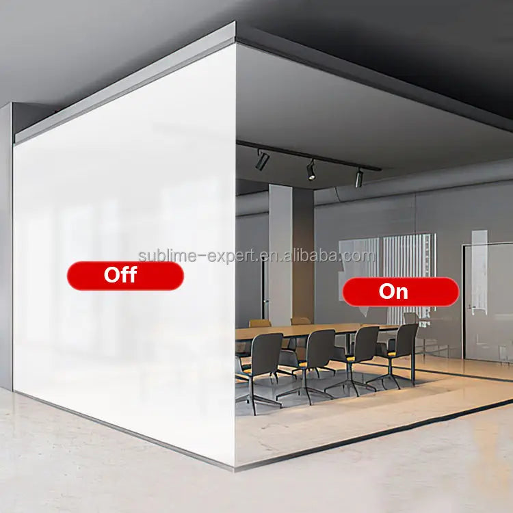 Electrochromic Window Film Pdlc Glass Film Pelicula Inteligente Switchable Custom Film Dimming Glass for Restroom Window Glass