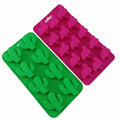 Wholesale Hot Sale Heat-Resistance Carton Coconut Palm Shape Silicon Chocolate Bar Moulds Flamingo Shape Mould Candy Mold