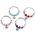 Lovely Heart Charms Bracelet for Girls and Boys Wholesale Price Stainless Steel Bangle Bracelet Fashion Jewelry