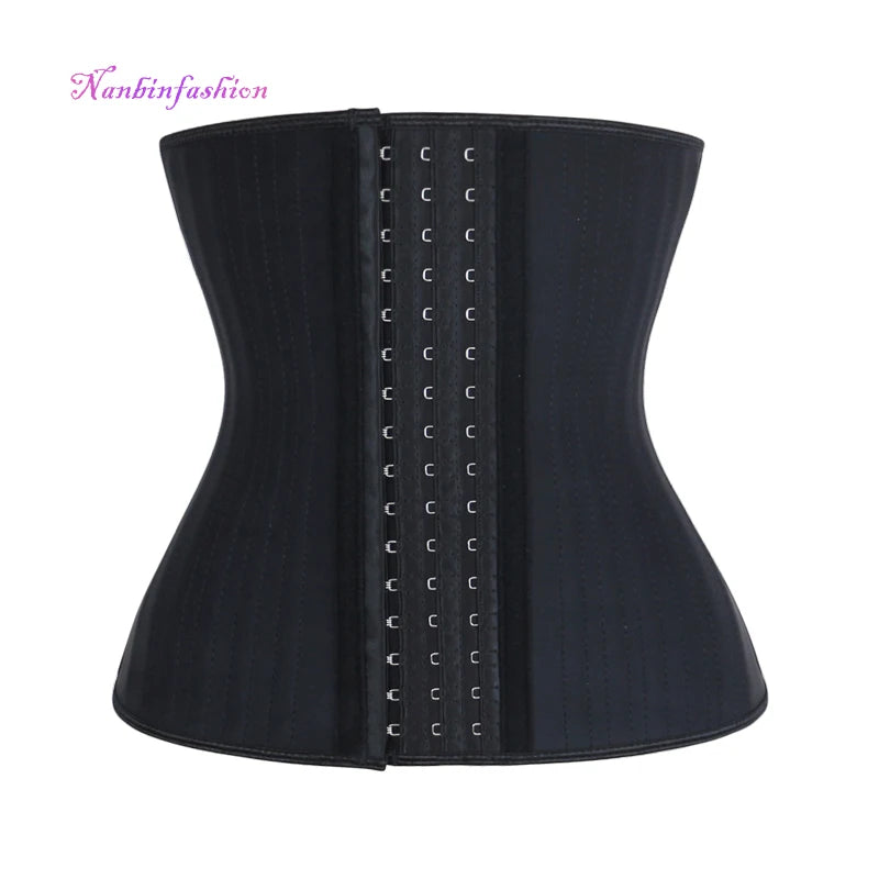 NANBIN Wholesale Women's Thin Breathable Eco-Friendly Medium Control Padded Buttocks 29 Steel Bones Latex Waist Cinchers