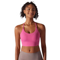 2024 Women's High Quality Wholesale 100% Nylon Quick Dry Breathable Solid 160g Sports Bra Top Vest Crop Tank Custom Logo