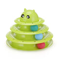 Factory Direct Wholesale pp Grinding Claw Three-layer Turntable with Ball Cat Turntable Pet Toy