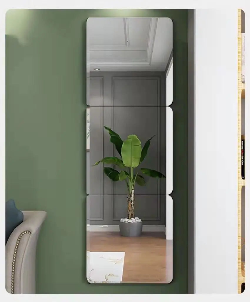 Acrylic Mirror Wall Self-adhesive Bedroom Dormitory Splicing Mirror Will Not Break the Soft Mirror