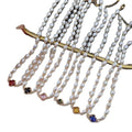 14K Gold Plated Classic Fashion Unisex Jewelry Handmade 7-8mm Rice Pearl Beads Choker Necklace