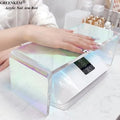 New Arrival Wholesale Transparent Rainbow Nail Hand Pillow Manicure Table Acrylic Nail Arm Rest for Salon