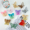 Wholesale Butterfly Hair Claw Grip Clip Female Back of Head Frosted Matte Color Resin Headdress Versatile Hairpin Hair Claws