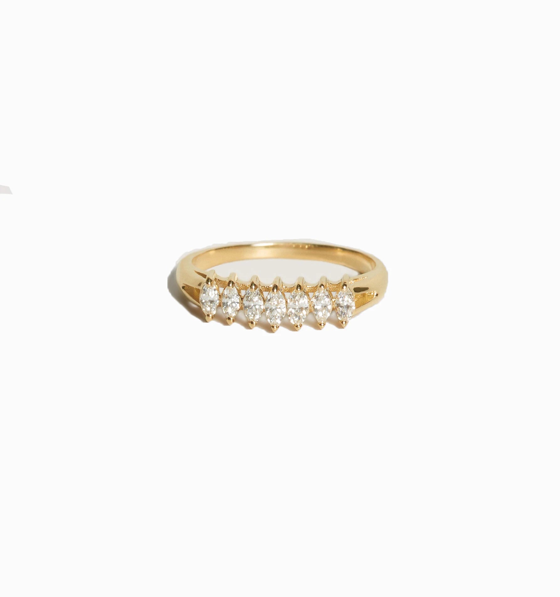Laodun New Arrivals Fashion Popular S925 Sterling Silver Ring Simple Creative Design CZ Diamond Thin Rings Vermeil