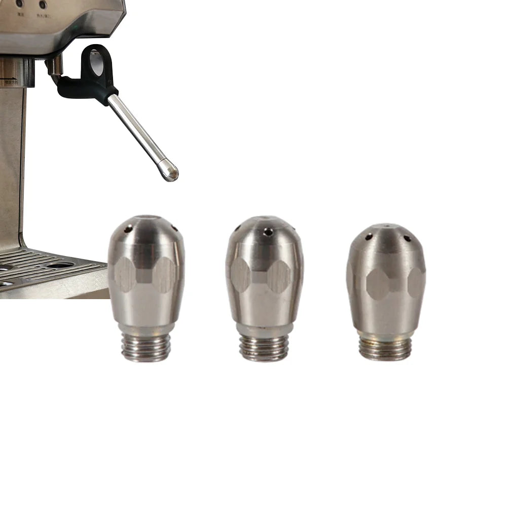 1PCS Stainless Steel Coffee Machine Steam Nozzle Universal Milk Foam Spout for Barista Rocket/EXPOBAR Coffee Tools 4 Holes