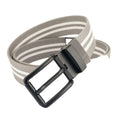 Wholesale 2023 New 1.5" /3.8cm Canvas Belts Metal Pin Buckle 7 Holes Striped Design Webbing Jeans Belt Casual
