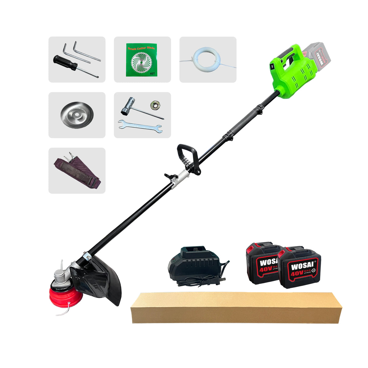High Efficiency Adjustable Scale Length Charged Quantity Display 40V Handheld Garden Cordless Electric Lawn Mowers