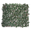 In Stock Lightweight Durable Wicker Fence Natural Eco-Friendly Garden Boundary with Green Leaf Design Heat Treated Willow Frame