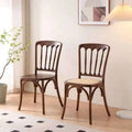 Nordic Luxury Solid Wood Dining Chair PU Leather Cushion Modern Design Adjustable Height Home Furniture Hotel Kitchen Bathroom